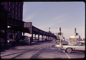 M.B.T.A. trestle Charles River Bridge Boston