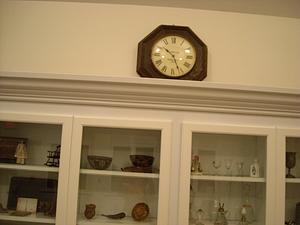 Rosewood wall clock