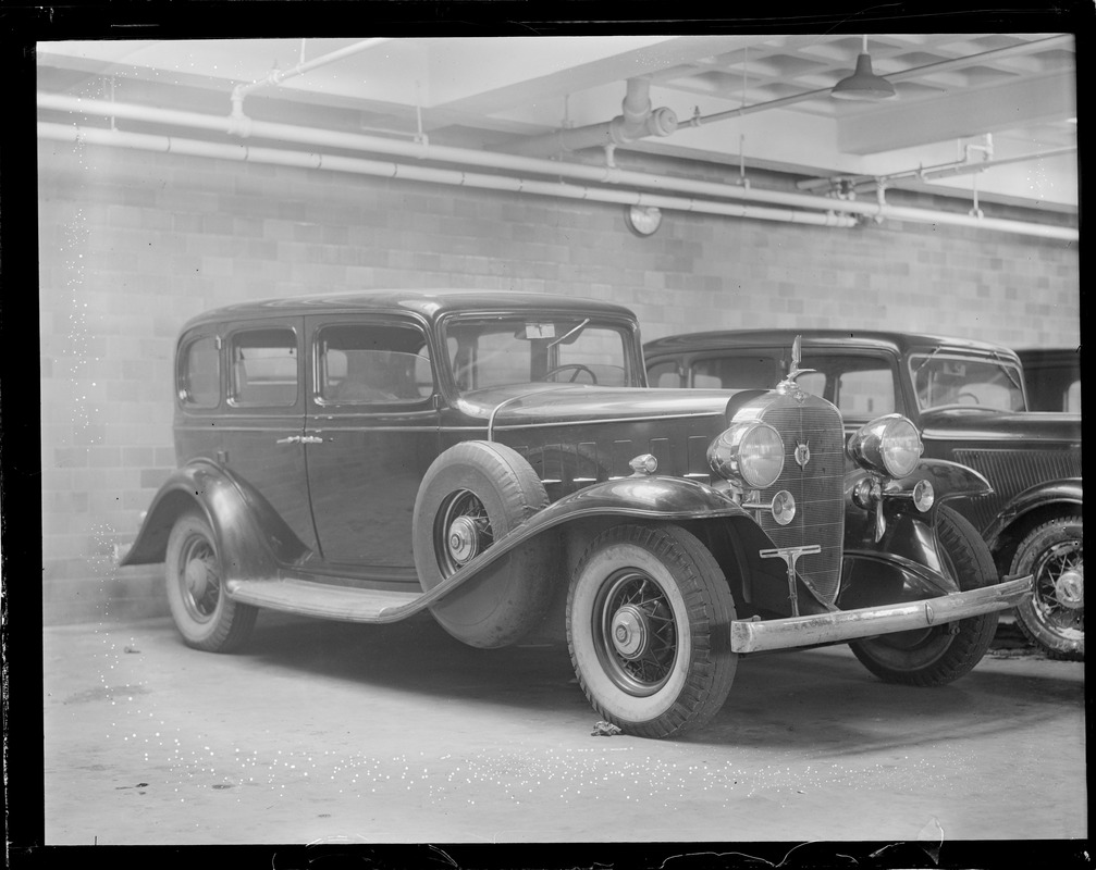 Gangster proof auto seized by Boston police and then sent to Washington D.C. for secret service to inspect. Intended for Millens and Faber before seized.