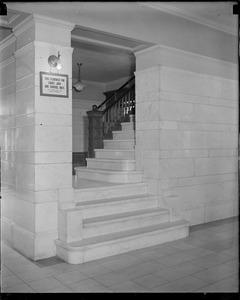 Inside courthouse
