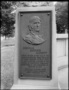 Deborah Sampson Gannett at Rock Ridge Cemetery, East Street and Mountain Street, Sharon, Mass.