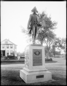 Statue of Loammi Baldwin at Main Street and Elm Street, Woburn, Mass.