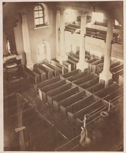 Interior of Brattle St. Church
