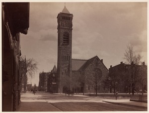 Brattle Street Church, afterwards First Baptist Church. Commonwealth Avenue and Clarendon Street