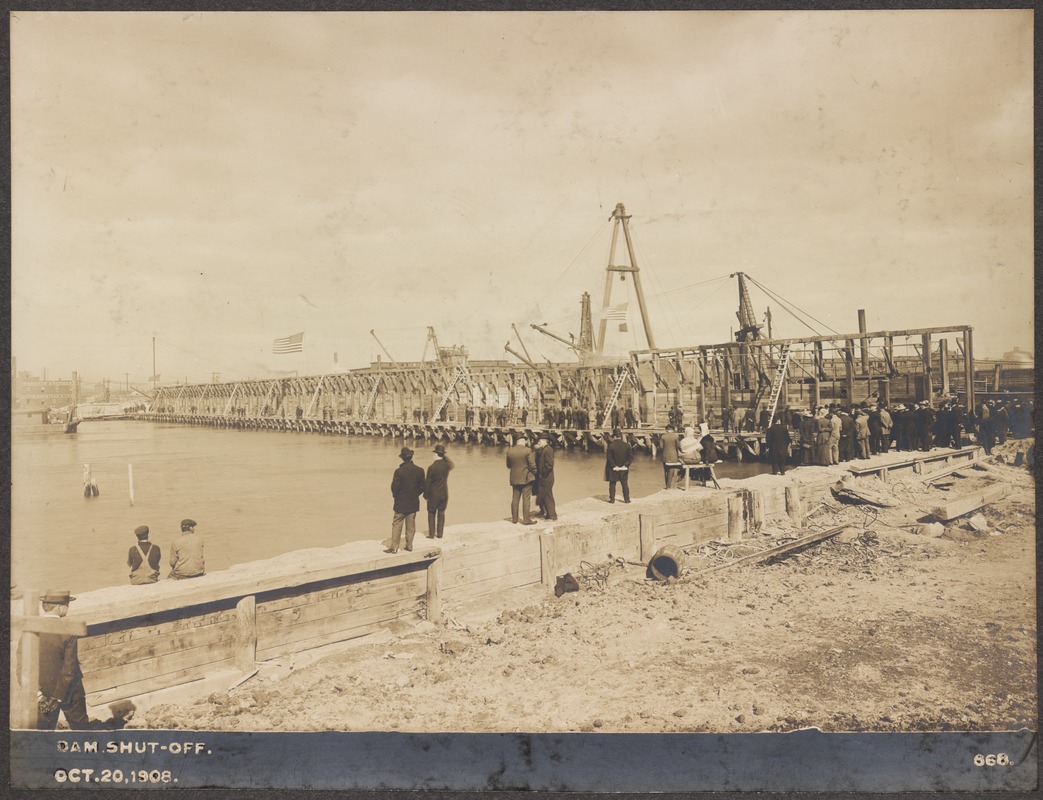 Dam. Shut-off. Oct. 20, 1908.