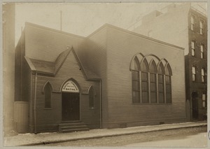 Boston, Massachusetts. Old church on Tyler St., now being used for gymnasium and baths