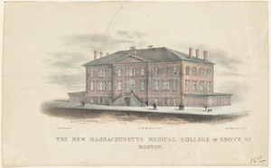 The new Massachusetts Medical College in Grove St., Boston.