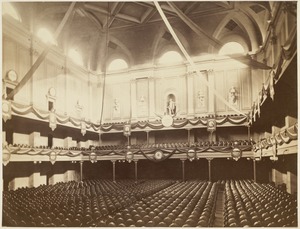 Music Hall, interior opposite the platform, July 4, 1876