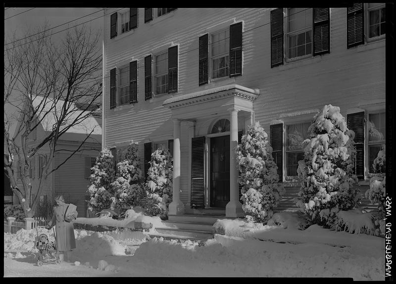 Marblehead, snow