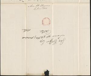 Asa B. Hogans to George W. Coffin, 19 June 1838