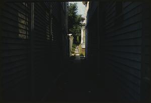 Down an alley, Provincetown