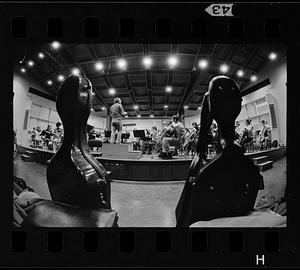 Boston University orchestra rehearsal, Boston