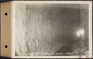 Contract No. 14, East Portion, Wachusett-Coldbrook Tunnel, West Boylston, Holden, Rutland, jointing, Shaft 2 east, Sta. 80+60, Holden, Mass., Aug. 9, 1929