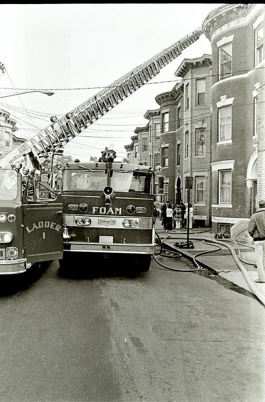 Ladder and foam