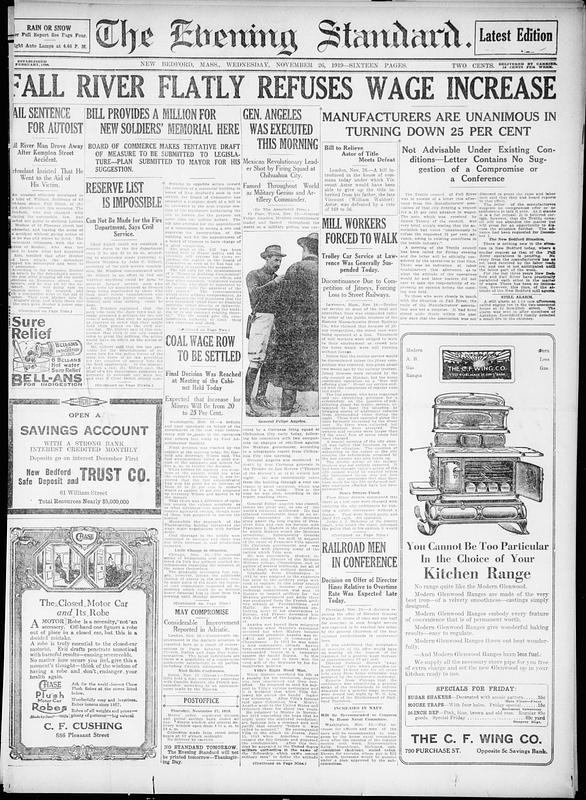 Evening Standard. November 26, 1919 - Digital Commonwealth