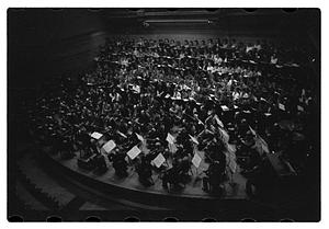 Recording "La Mer" for Victor R.C.A., Dr. K & Boston Symphony Orchestra, also recording mch.
