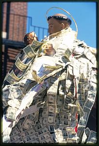Boston: A statue of St. Anthony is carried in the city's N. End during the annual St. Anthony's Feast - 2002