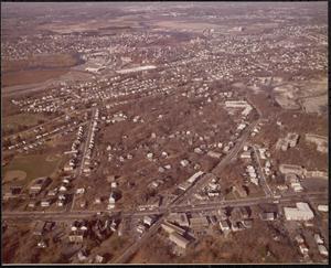 Aerial photo of Boston