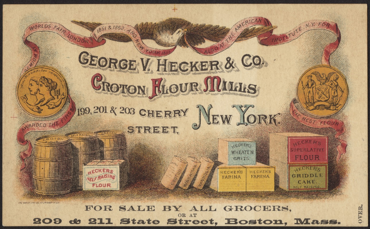 George V. Hecker & Co. Croton Flour Mills