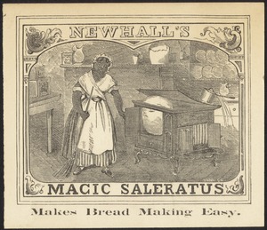 New Hall's Magic Saleratus makes bread making easy.
