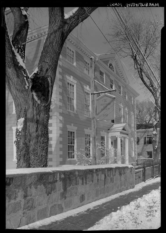 Marblehead, Mass.: Lee Mansion