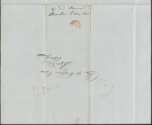 E. D. French to George Coffin, 21 August 1846