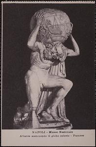 Napoli - Museo Nazionale. Atlante sostenedo il globo celest - Farnese