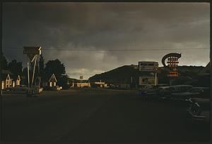 Highway rest area, Colorado or Utah