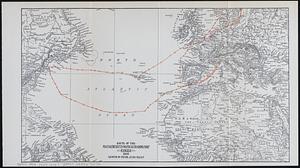 Route of the Massachusetts nautical training ship Ranger, 1909