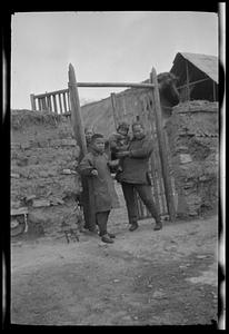 Group of people at gate