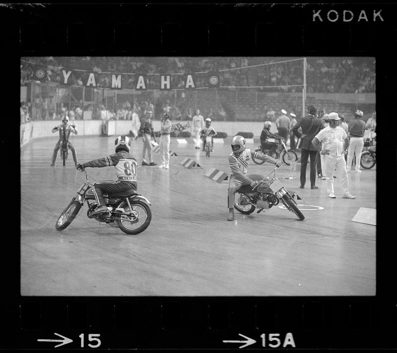 Motorcycle races at Boston Garden, Boston