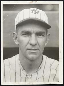 Will Pilot Yankees Bob Shawkey, former Yankee pitcher, who will succeed the late Miller Huggins as manager of the New York American League Baseball Club for 1930. Shawkey finished the 1929 season as a coach, devoting most of his time to the pitchers.