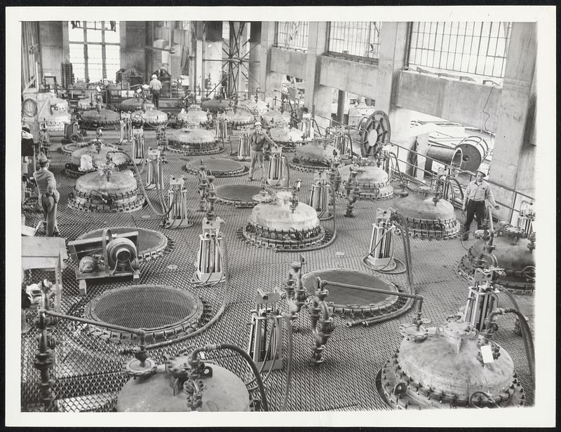 Magnesium for America's Was Effort. This is a scene at the Permanente