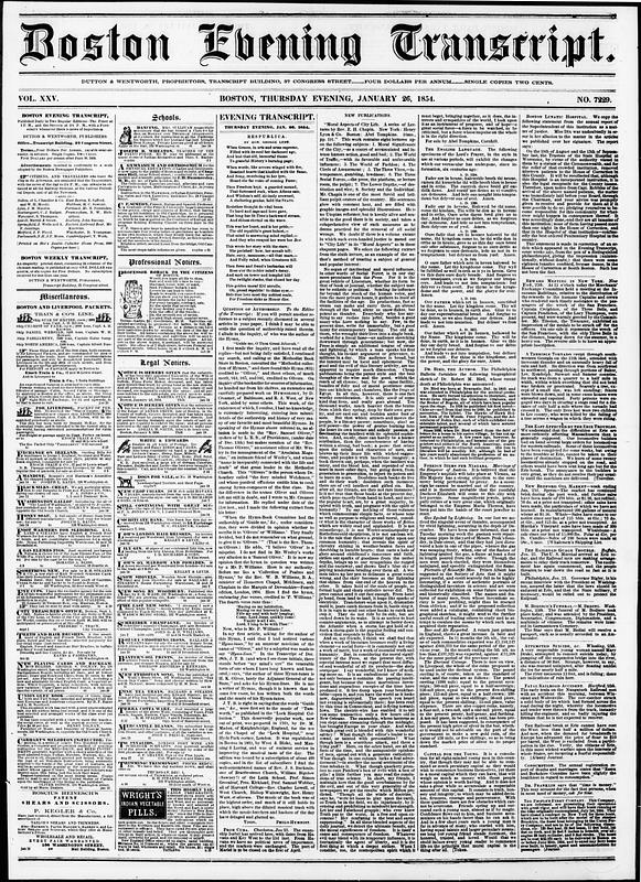 Boston Evening Transcript - Digital Commonwealth