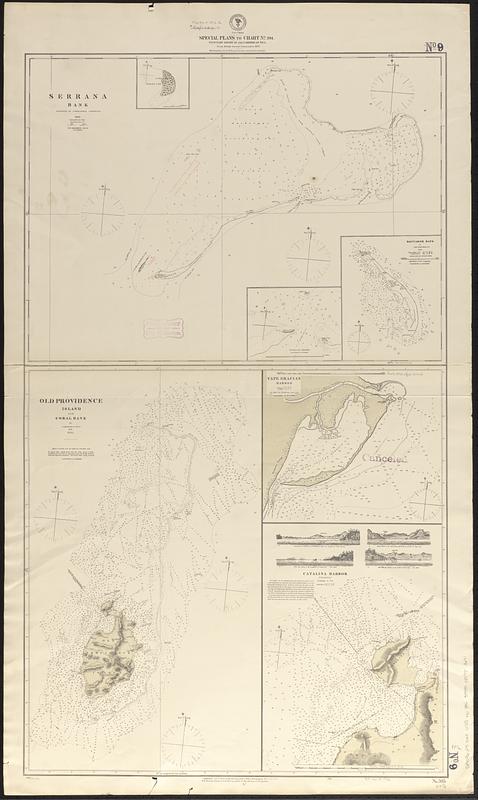 Special plans to chart no. 394, western shore of the Caribbean Sea