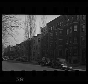 Bay State Road, Boston, Massachusetts, between Sherborn Street and Granby Street