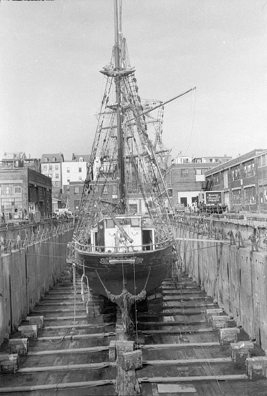 Regina Maris in drydock, East Boston