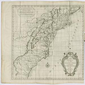 Carte generale des treize Etats-Unis & independants de l'Amerique Septentrional