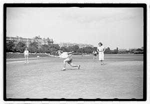 Women's baseball game