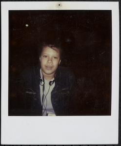 Young woman with headphones