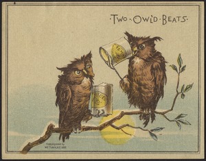 Two owl'd beats.