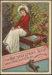 Use Housekeepers Soap made by Hale, Teele & Bisbee, Cambridgeport, Mass.