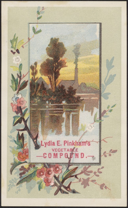 Lydia E. Pinkham's Vegetable Compound.