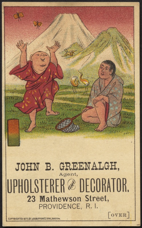 John B. Greenalgh, agent, upholsterer and decorator, 23 Mathewson Street, Providence, R. I.