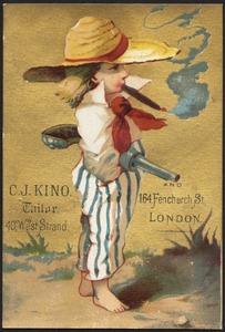 C. J. Kino. Tailor, 40 West Strand and 164 Fenchurch St., London