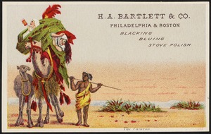 The caravan. H. A. Bartlett & Co., Philadelphia & Boston - blacking, bluing, stove polish