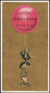 Gross, children's clothing, Marble Hall.