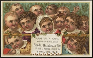 Charles F. Saul, successor to Tobey & Saul, seeds, hardware &c. 17 & 19 E. Water St., Hanover Sq., Syracuse, N. Y.