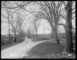 Weston Aqueduct, Wellesley Street, looking southerly, Weston, Mass., May 6, 1901