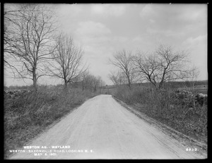 Weston Aqueduct, Weston-Saxonville Road, looking northeasterly, Wayland, Mass., May 6, 1901